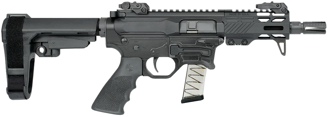 Rock River Arms RUK-9BT 4.5" 9mm 15rd AR-PCC Pistol w/ Arm Brace
