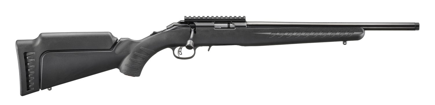 Ruger American Rimfire .17 HMR 16.1" 9rd Bolt Action Rifle, Black - 8393 - Ruger