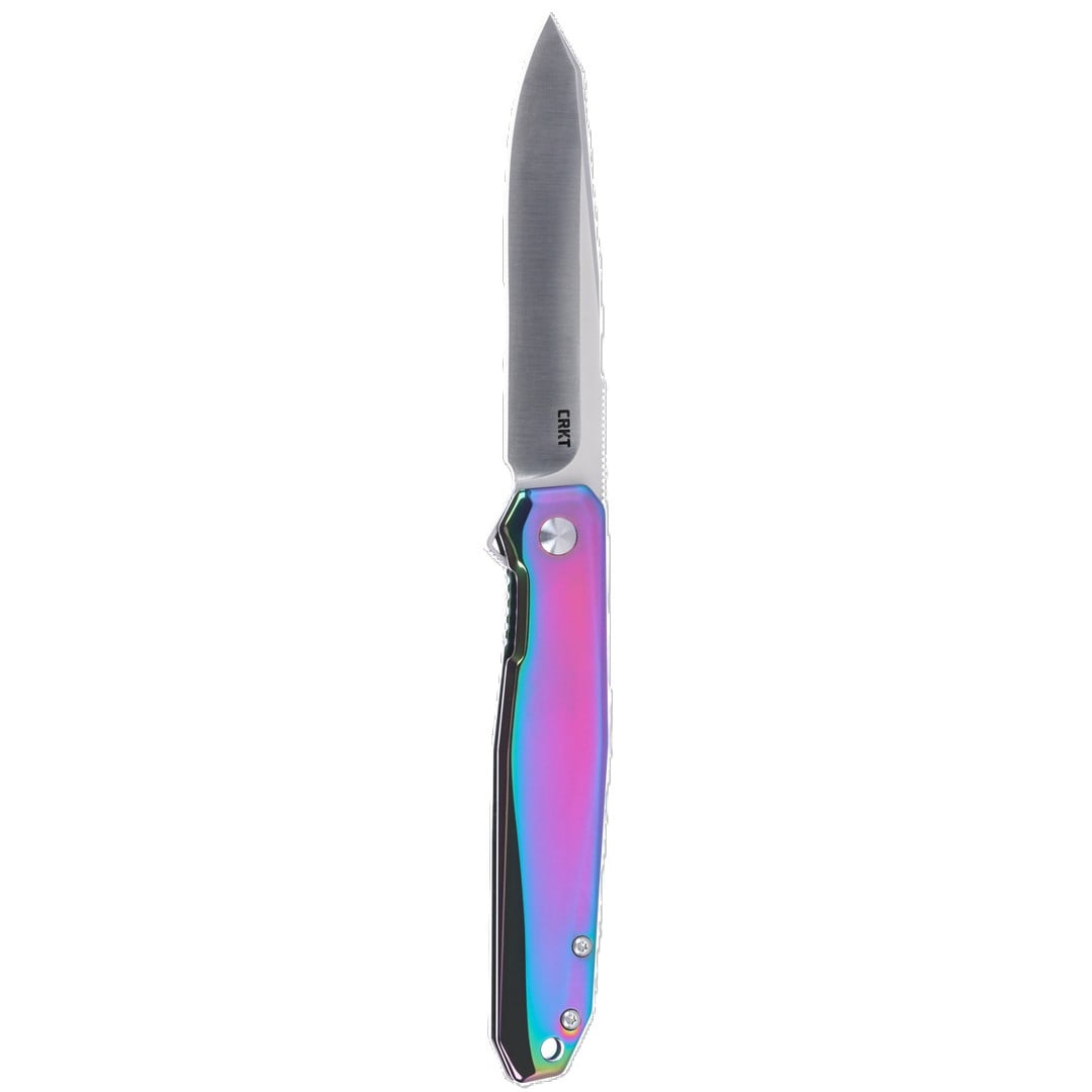 CRKT Facet Stainless Steel Iridescent Folding Knife