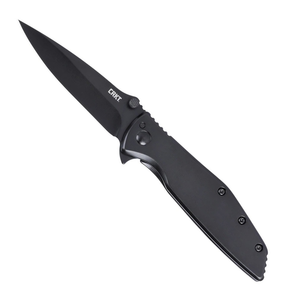 Crkt CRKT Slag Assisted DP Folding Knife, Black