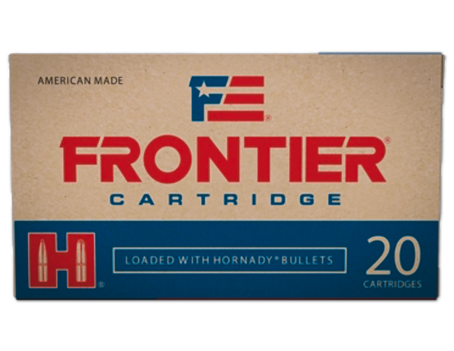 Hornady Frontier .300 Blackout Subsonic 208 Grain FMJ Ammo, 20Rds - FR410 - Hornady
