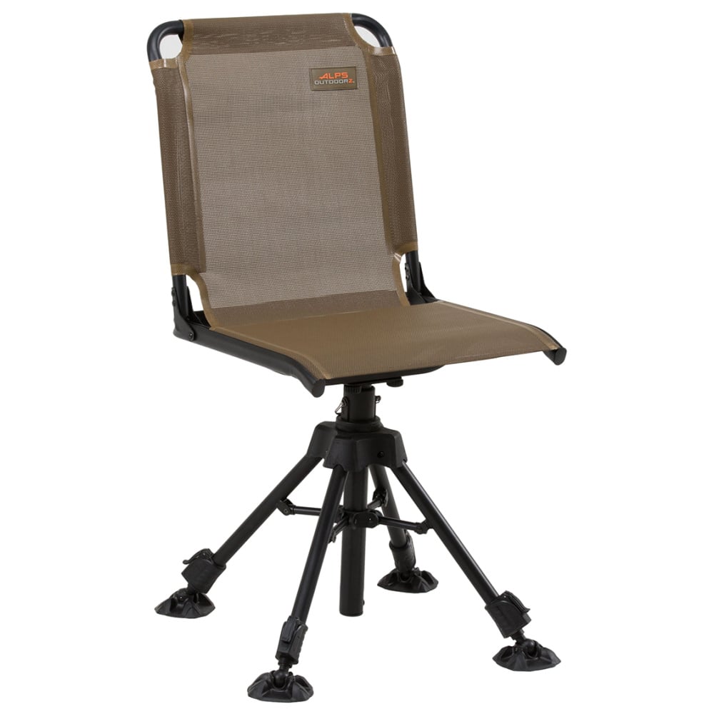 ALPS OutdoorZ Stealth Hunter Swivel Hunting Blind Chair, Black - 8433015