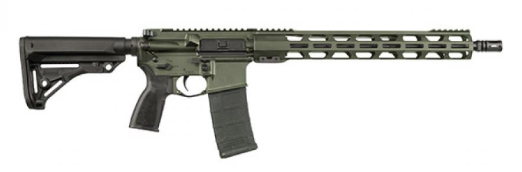 ZRO ZULU2 Interrupted Picatinny 16" 223 Wylde 30rd AR Rifle, ODG