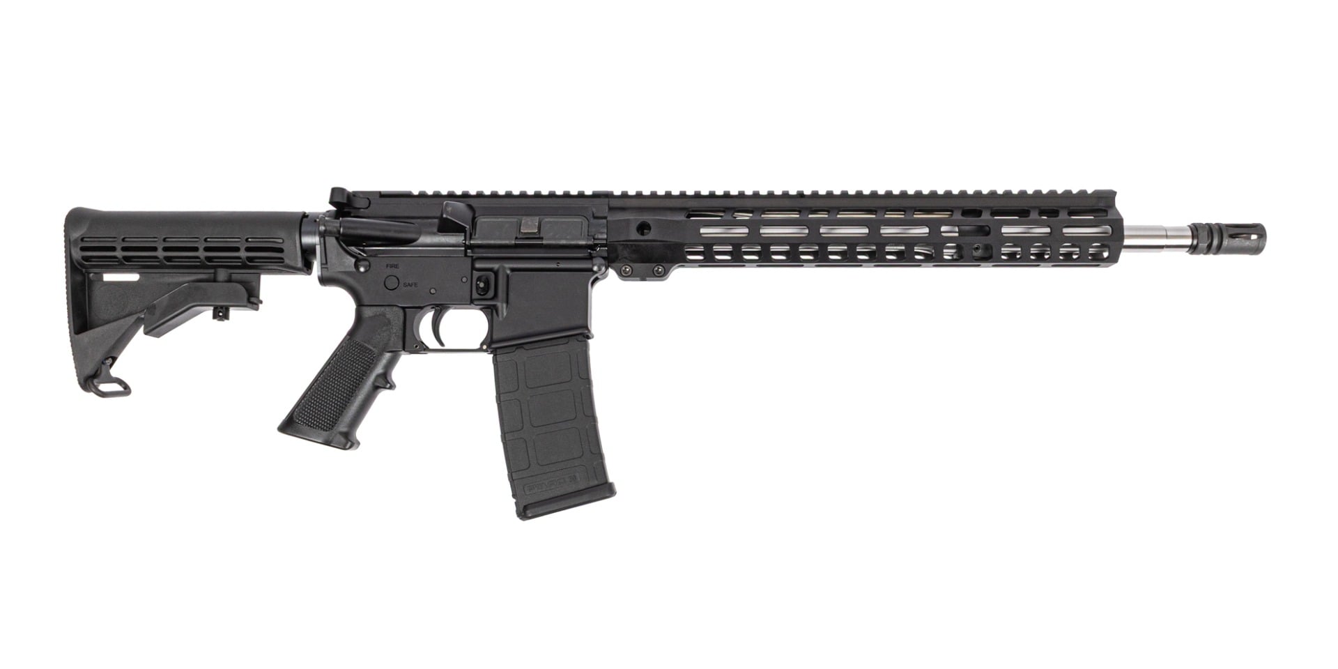 PSA 16" Mid-Length Stainless Steel 5.56 NATO 1/7 Lightweight M-Lok Classic Rifle