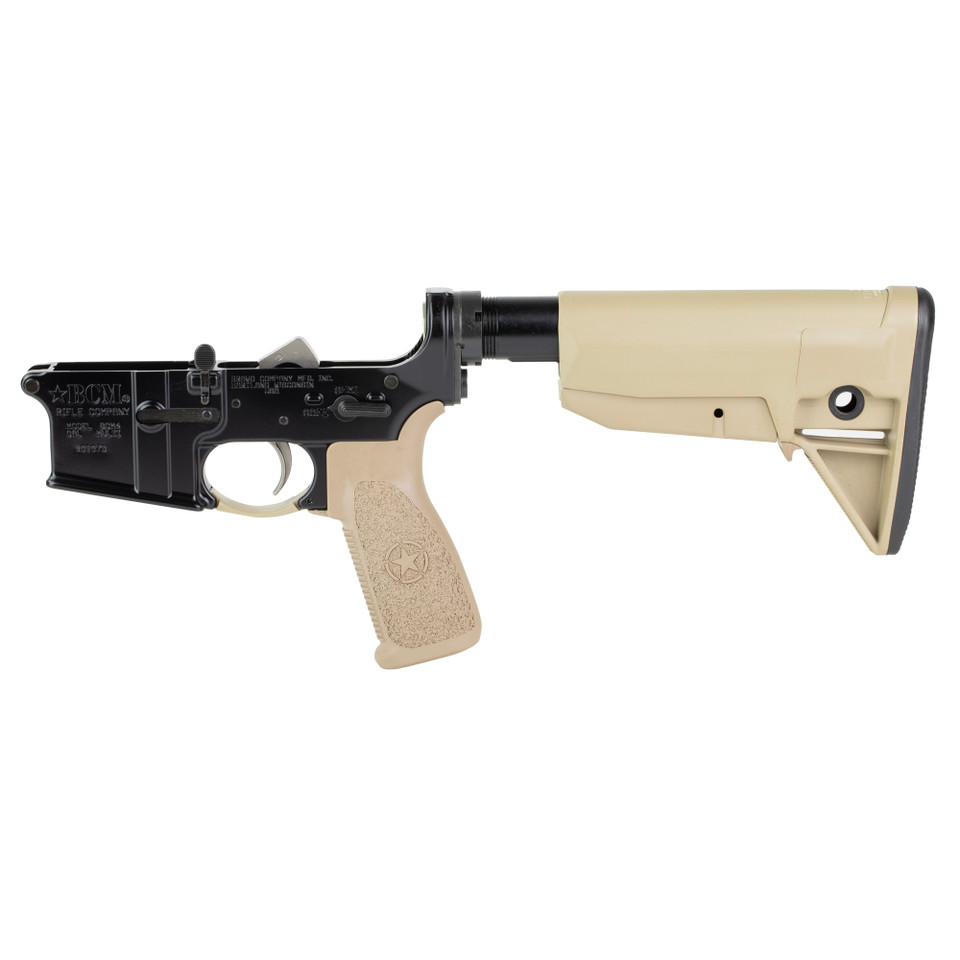 BLEM BCM Complete AR Rifle Lower Receiver w/ Mod-0 Stock, FDE
