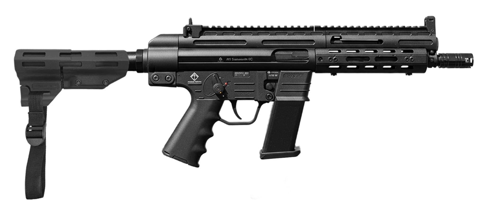 ATI GSG-9 7.9" 9mm 10rd Semi-Auto Pistol, Black