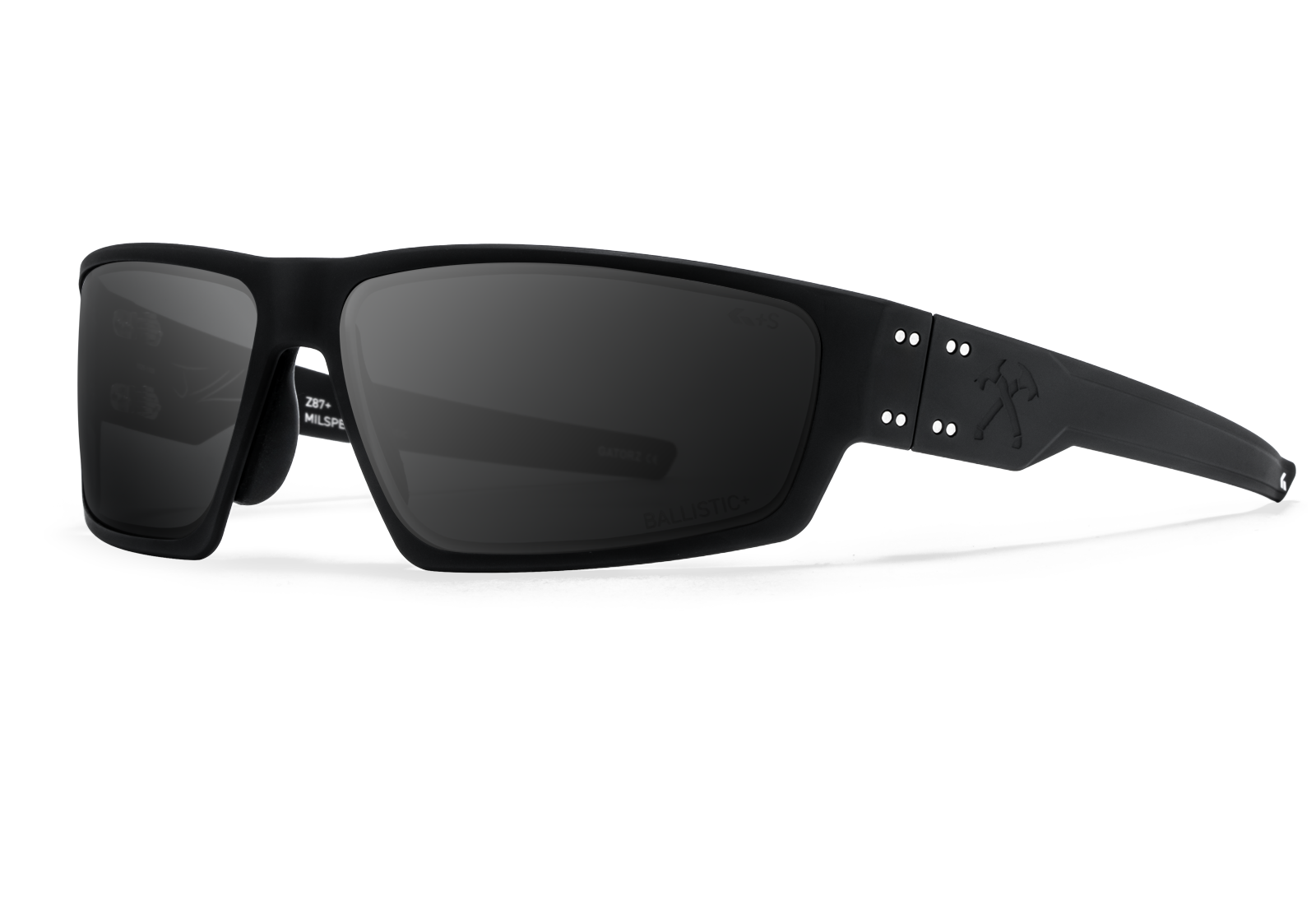 Gatorz Jack Carr Warhawk Sunglasses - MilSpec Ballistic Anti-Fog Smoke Lens