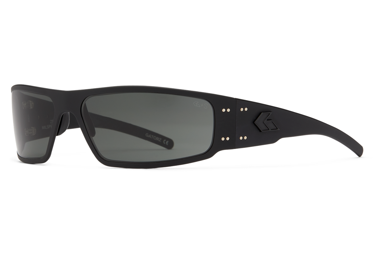 Gatorz Magnum Tactical Sunglasses - Ballistic Anti-Fog Smoke Lens