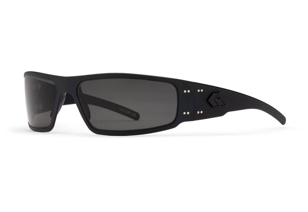 Gatorz Eyewear Magnum Non-Polarized Smoke Black w/ Black Logo