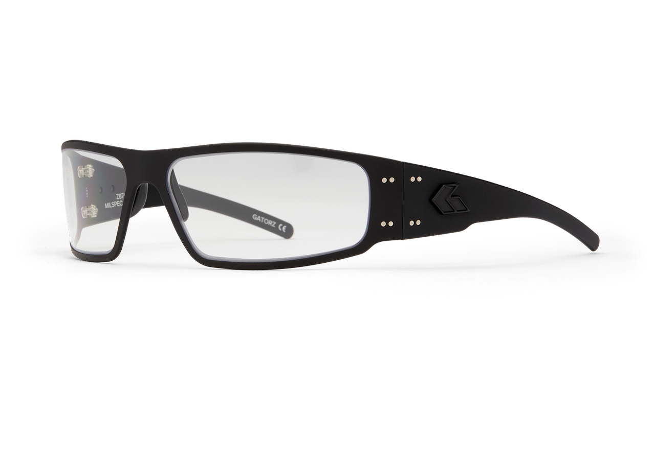 Gatorz Eyewear Magnum Milspec Ballistic Inferno Photochromic w/Anti-Fog Black w/ Black Logo - ANSI Z87.1  - GZ-01-005