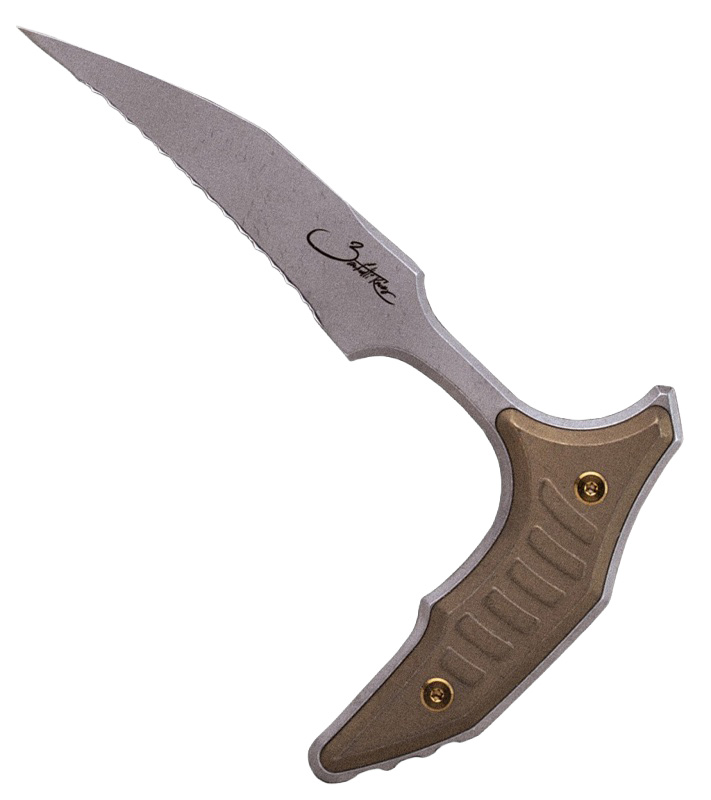 Microtech Knives Microtech BEE Marfione Select Push Dagger, Bronze/Bronze