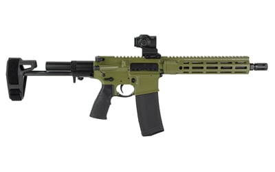Daniel Defense DDM4 10.3" 5.56 NATO AR Pistol w/ Maxim PDW Brace, Bazooka Green