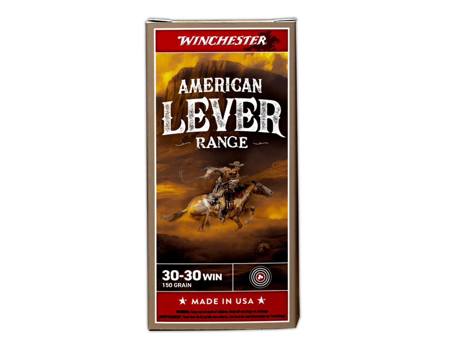Winchester Winchester American Lever Range .30-30 WIN 150gr JHP Ammo, 20Rds