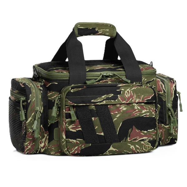 Savior Equipment Savior Specialist Range Bag w/ 3 Pistol Rugs, Tiger Stripe Camo