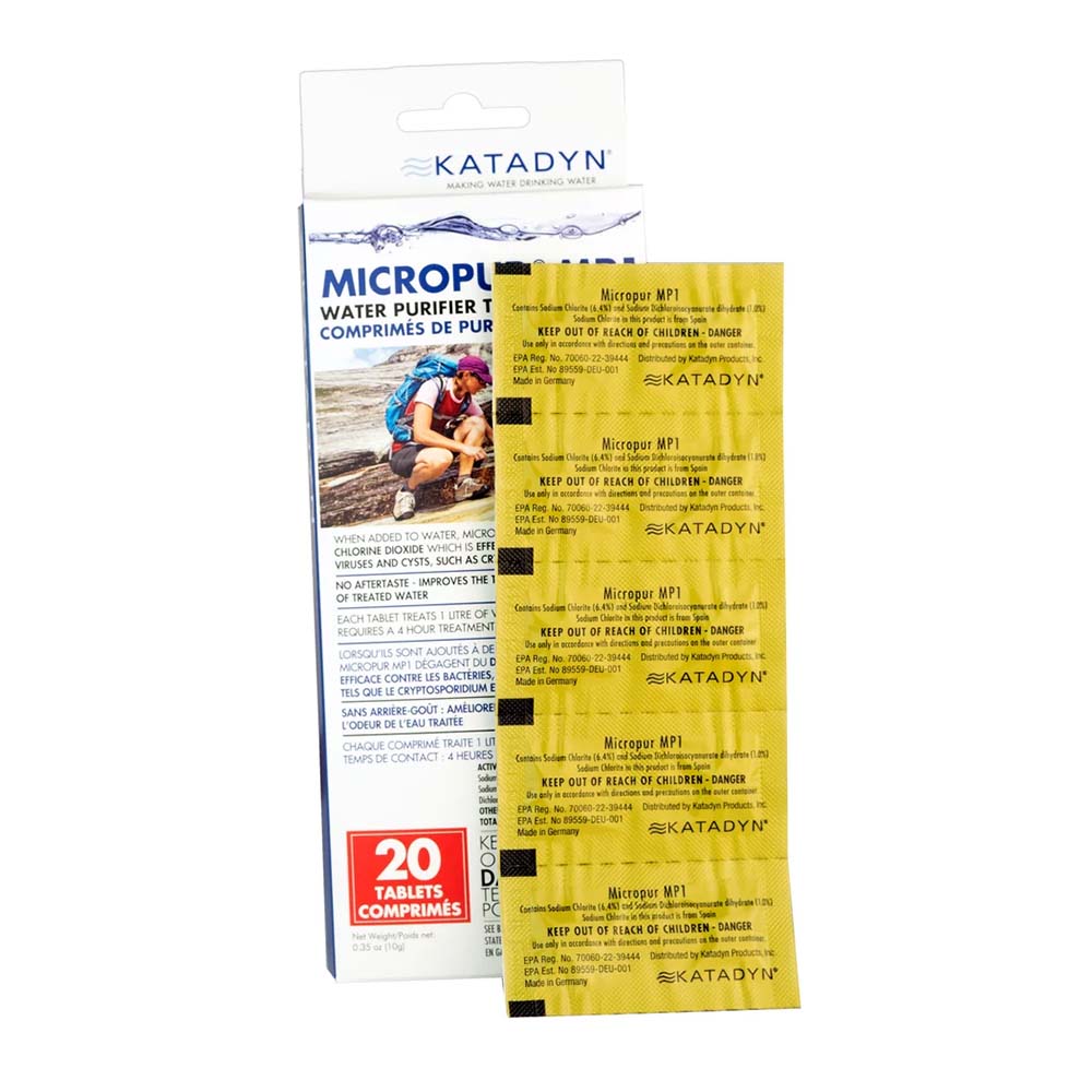 Katadyn Katadyn Micropur MP1 Purification Tablets, 20 pack