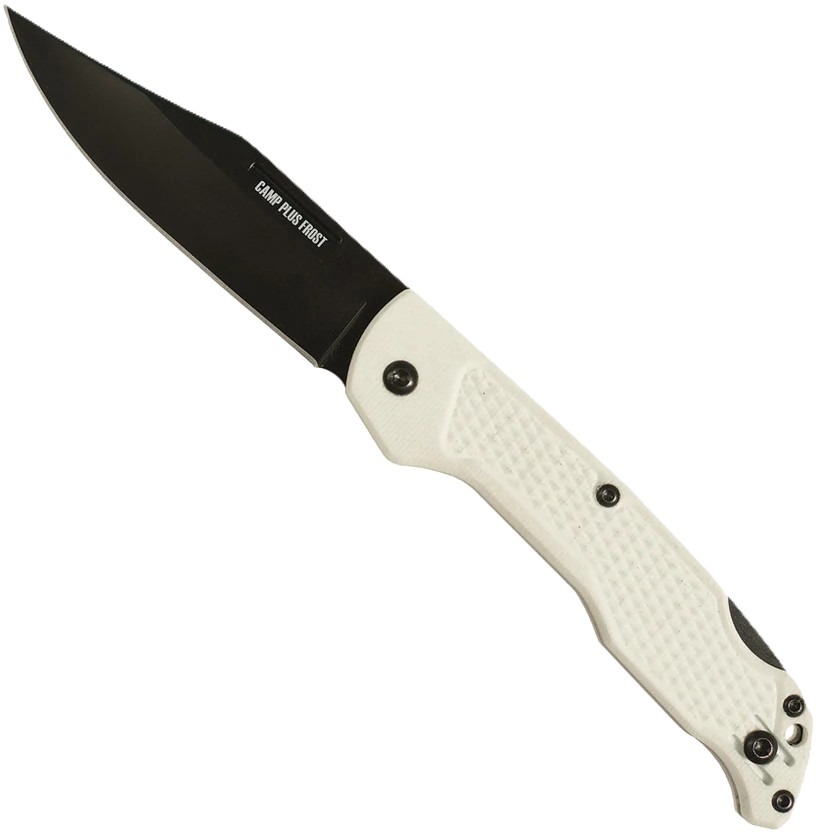 Ontario Knife Company Camp Plus EDC Lockback, White - Ontario Knife Company