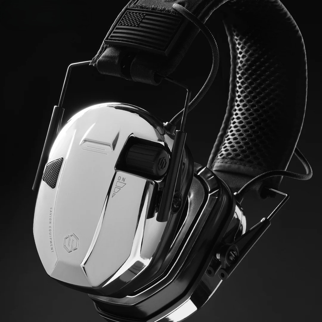 Savior Equipment Savior Equipment Apollo Electronic Ear Protection, Chrome