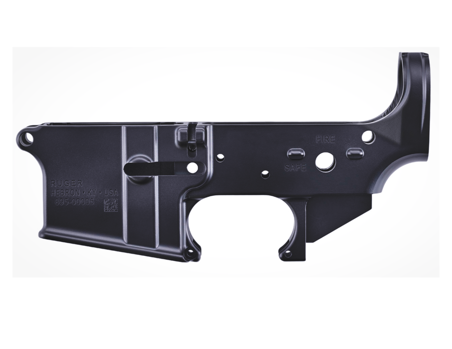 Ruger AR-556 Stripped Lower Receiver, Black - Ruger