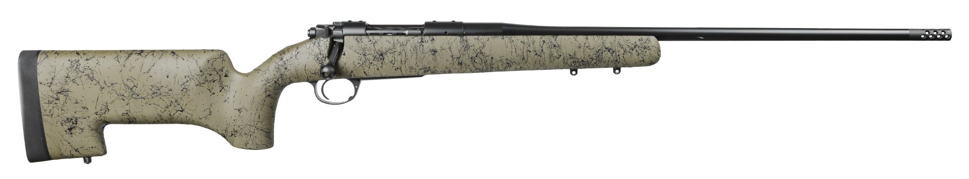 Kimber Kimber Mountain Ascent Peak 6.5 Creedmoor 22" 4rd Bolt Action Rifle, Green Speckled - 30000917