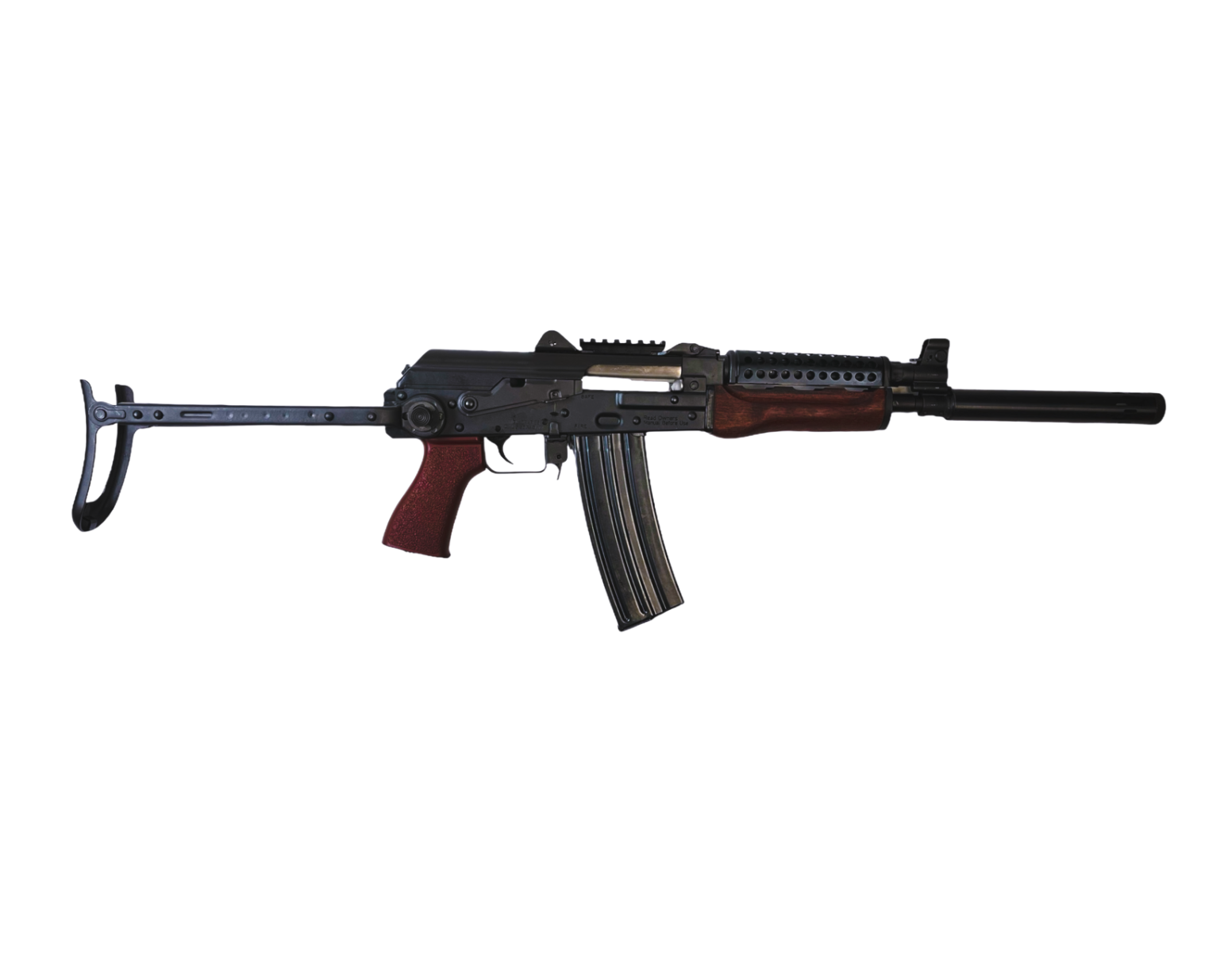 Zastava Arms Zastava Arms USA ZPAP85 5.56 NATO/.223 REM 16" AK Rifle with Faux Suppressor, Red Tangodown