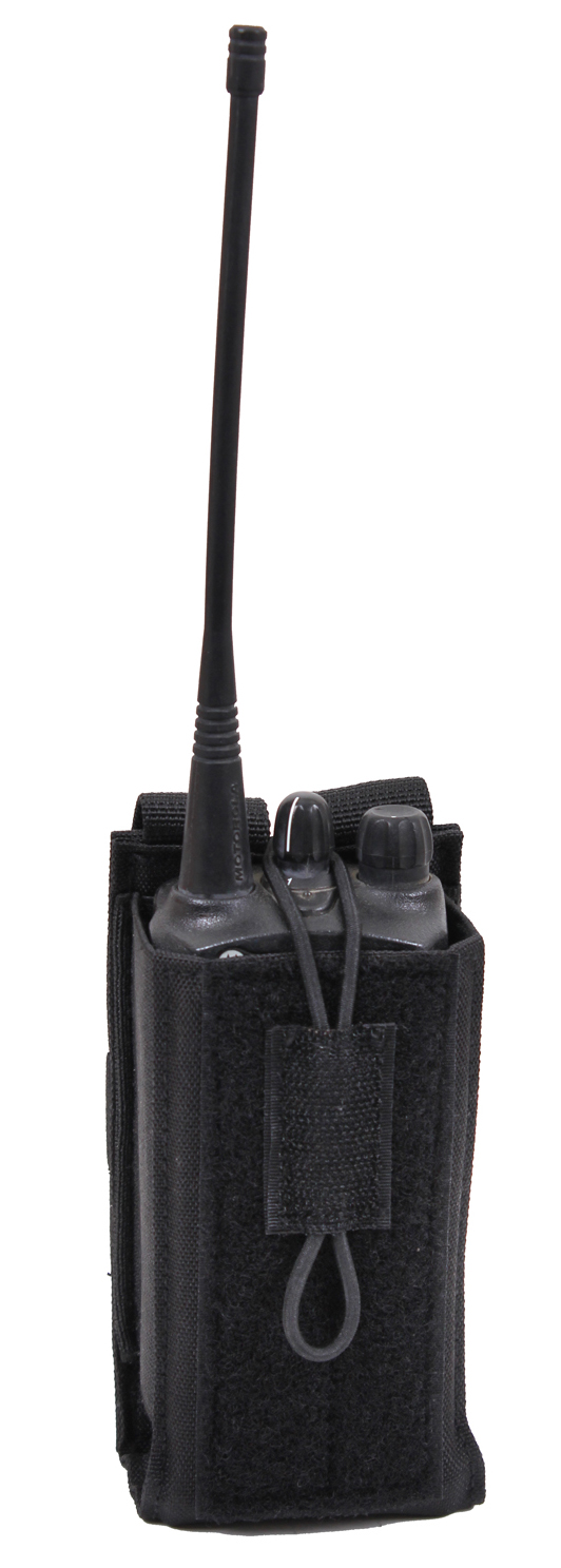 Rothco Molle Universal Radio Pouch - Black
