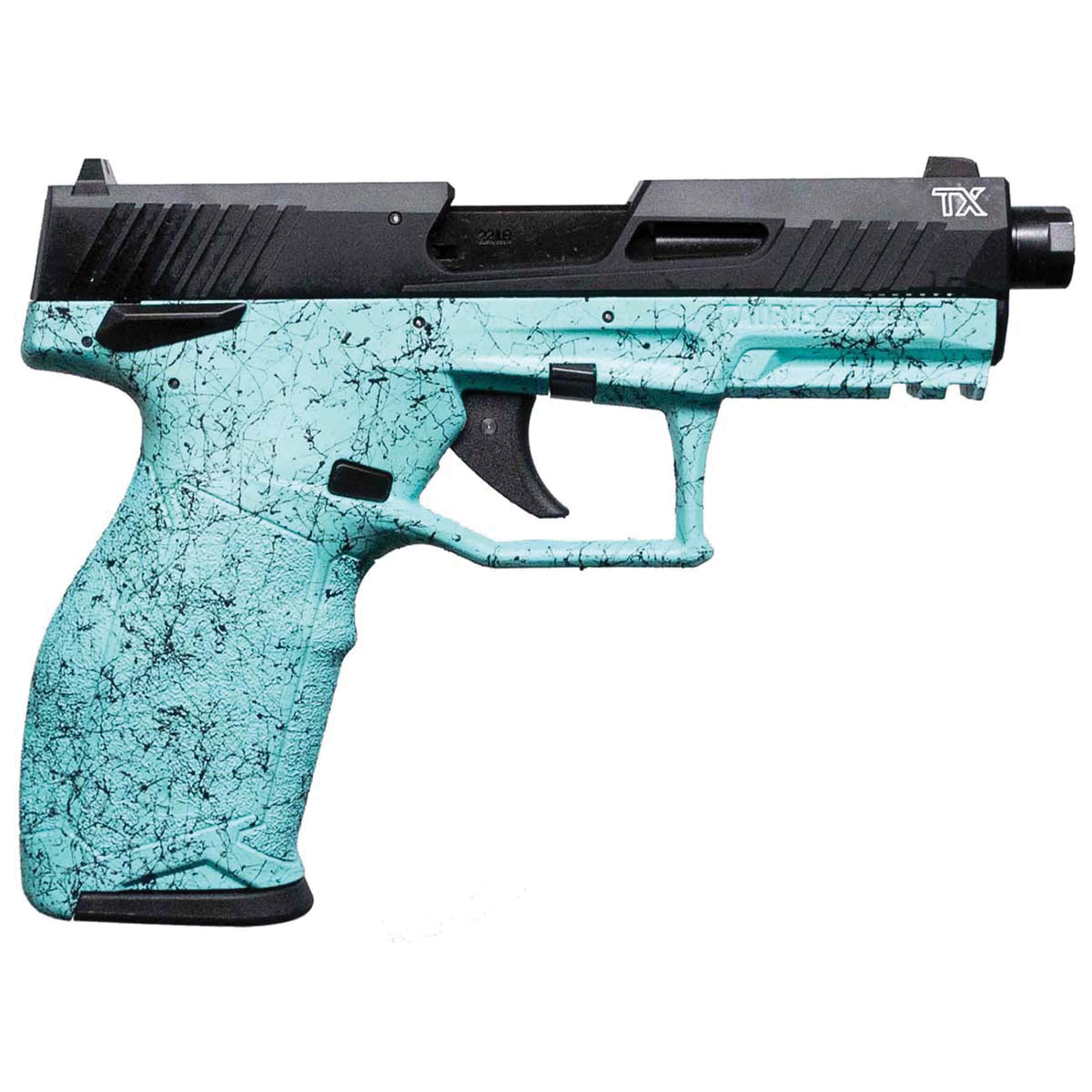 Taurus Pistol 2TX22 22LR Cyan Splatter / Black 22rd 4.1" - 1-2TX22141SP4