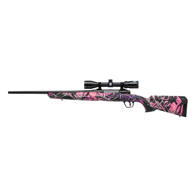 Savage Axis II XP Compact .243 Win 20" Rifle w/ Bushnell, Scope, Muddy Girl - 57100 - Savage Arms