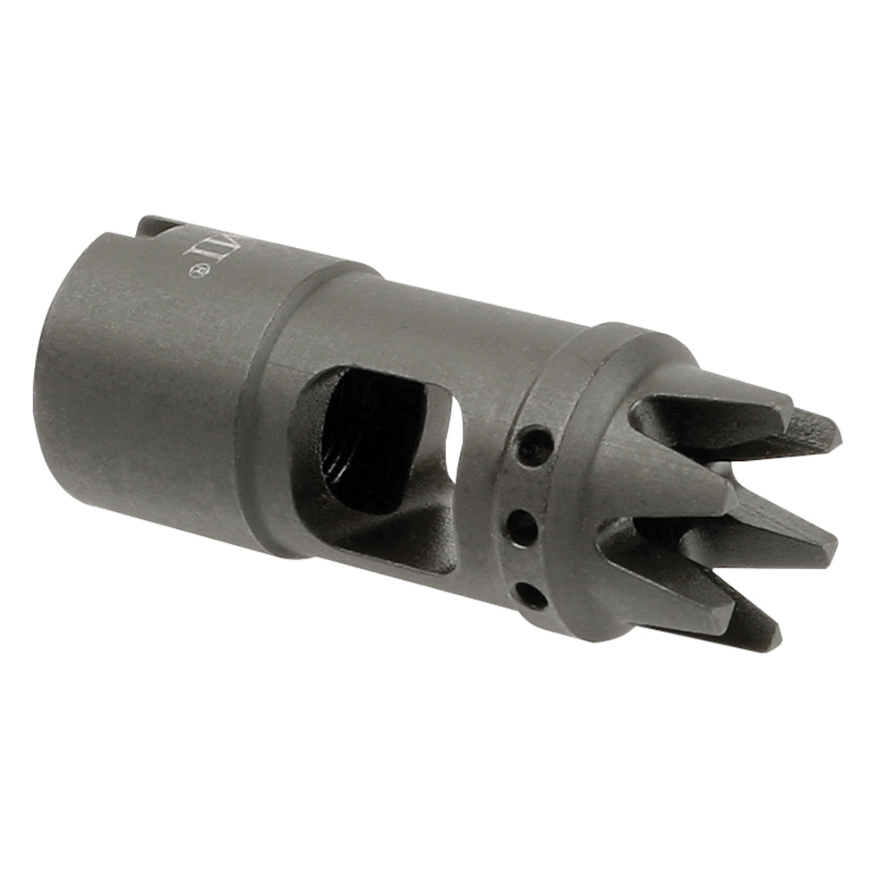 Midwest Industries AK12 Muzzle Brake M4x1 LH, Black - Midwest Industries
