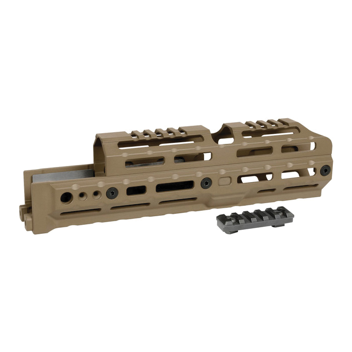 Midwest Industries AK Alpha 2-Piece Drop-In M-LOK Handguard 10", Flat Dark Earth - Midwest Industries