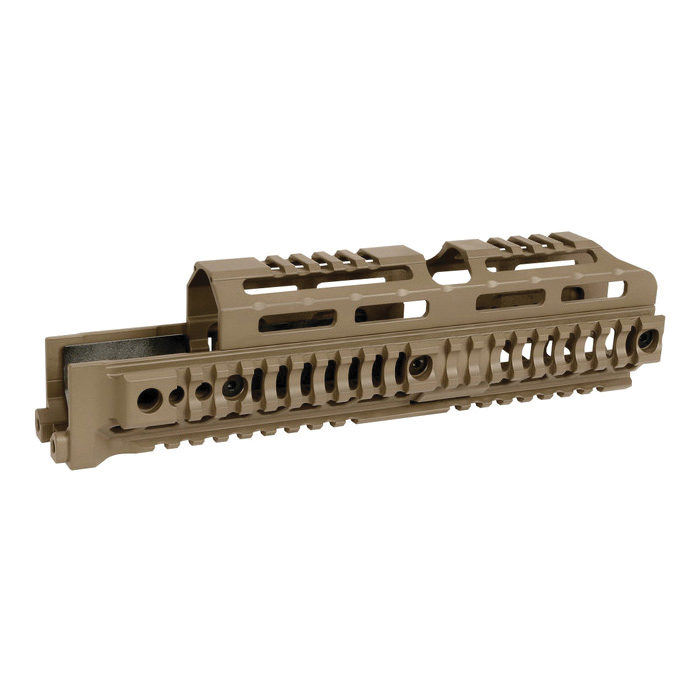 Midwest Industries 2-Piece Drop-In Quad Rail Handguard 10", Flat Dark Earth - Midwest Industries