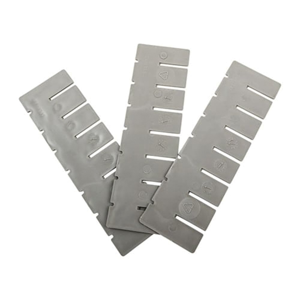 Brownells Large Bench Box Short Divider, Gray Pack of 3 - Brownells