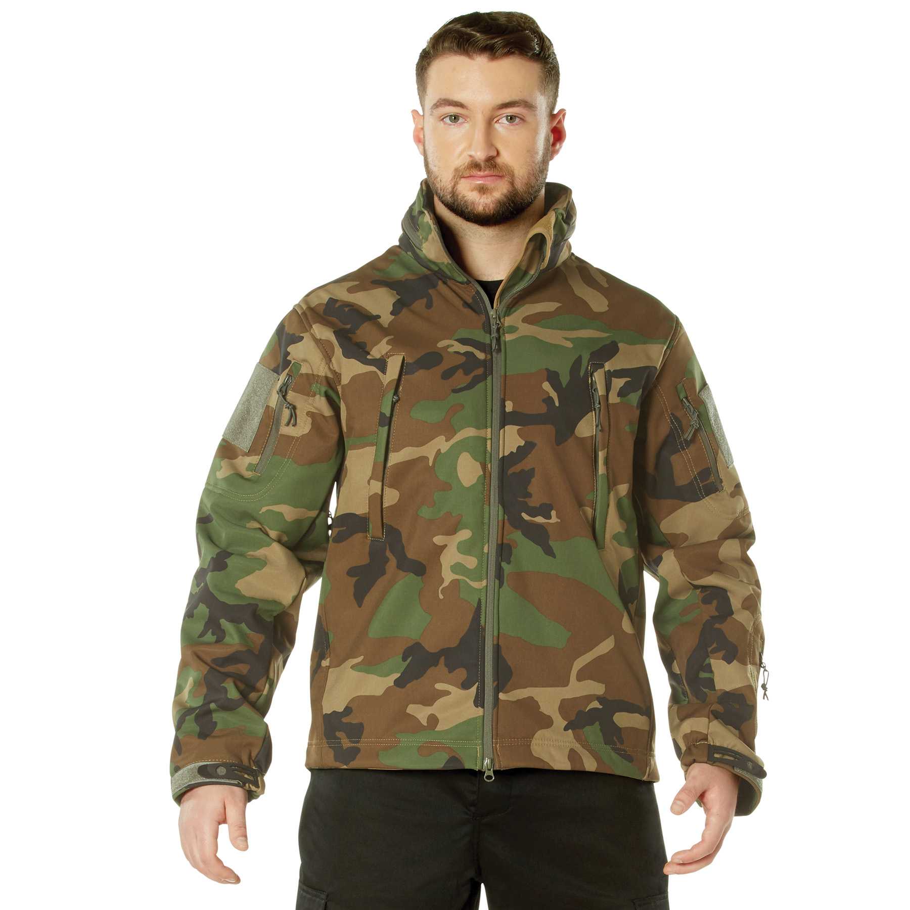 Rothco Rothco Concealed Carry Soft Shell Jacket - Woodland Camo, X-Large