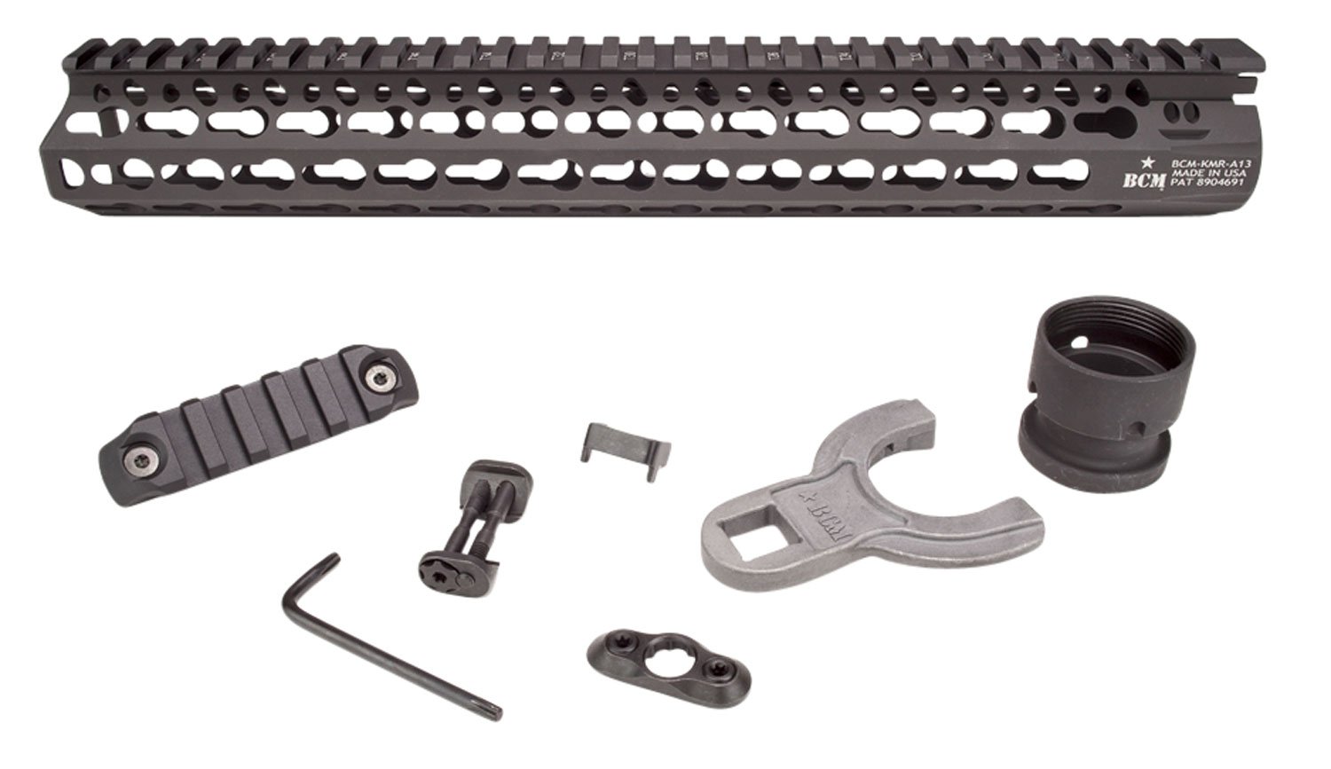 Bravo Company Mfg KeyMod 13" Float Handguard, Black - BCM-KMR-A13-556-BLK - Bcm