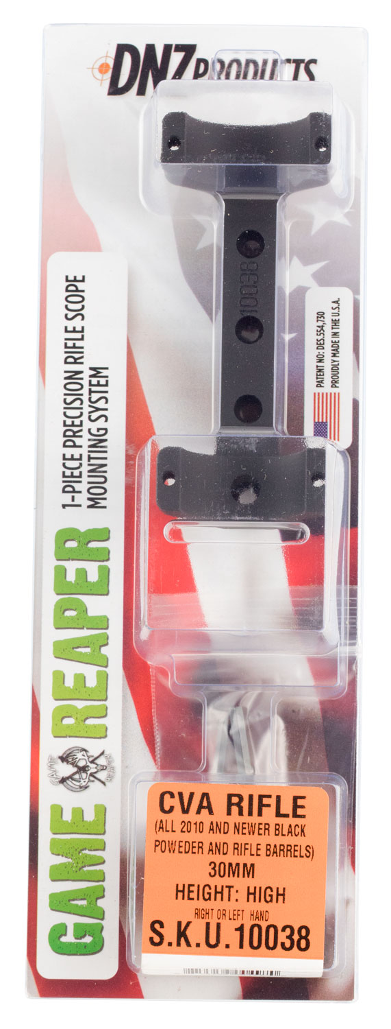 DNZ Game Reaper CVA 30mm High Aluminum Precisioned 1-Piece Scope Tube, Matte Black - 10038 - Dnz