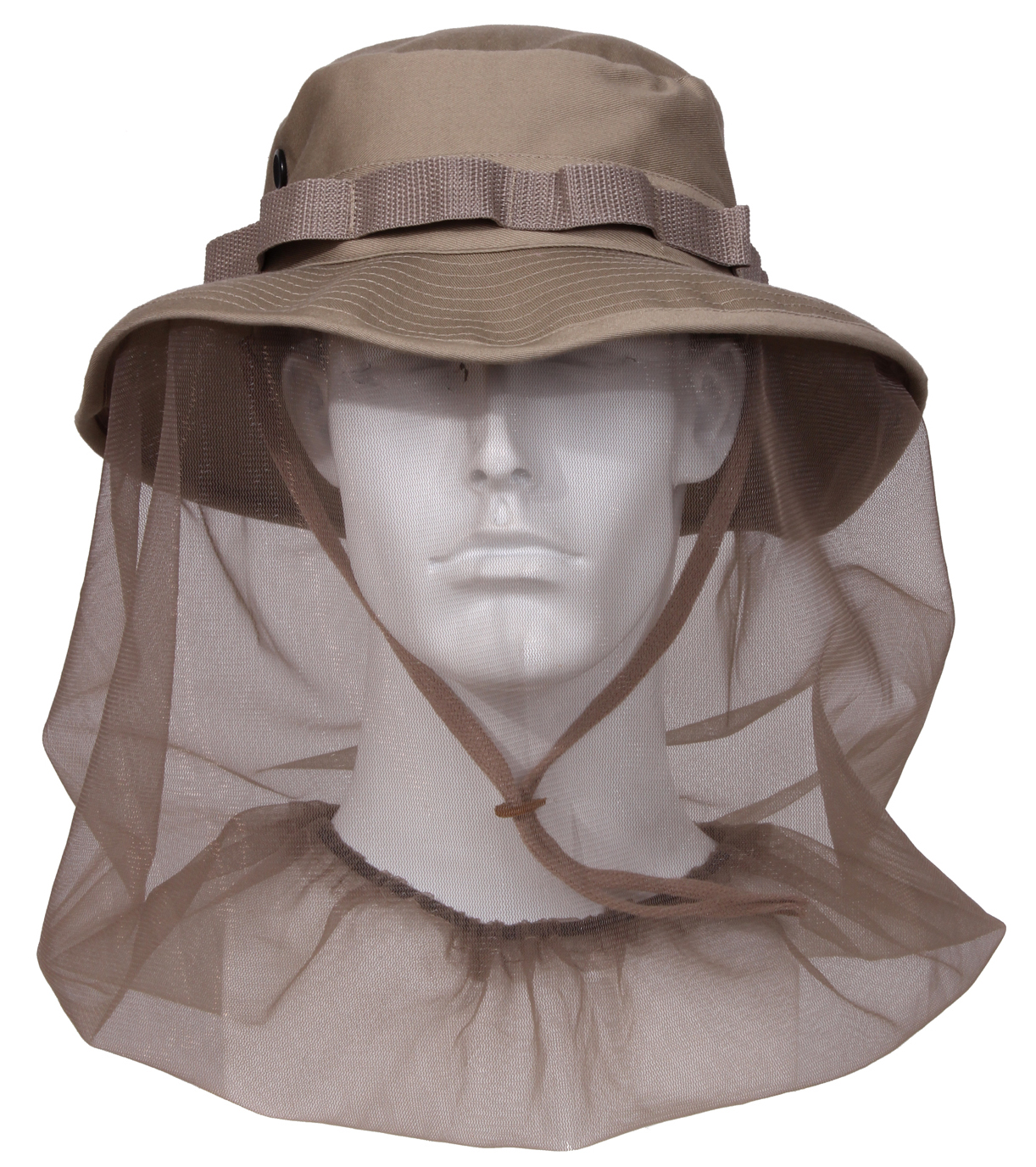 Rothco Rothco Boonie Hat With Mosquito Netting - Khaki, Head Size 7