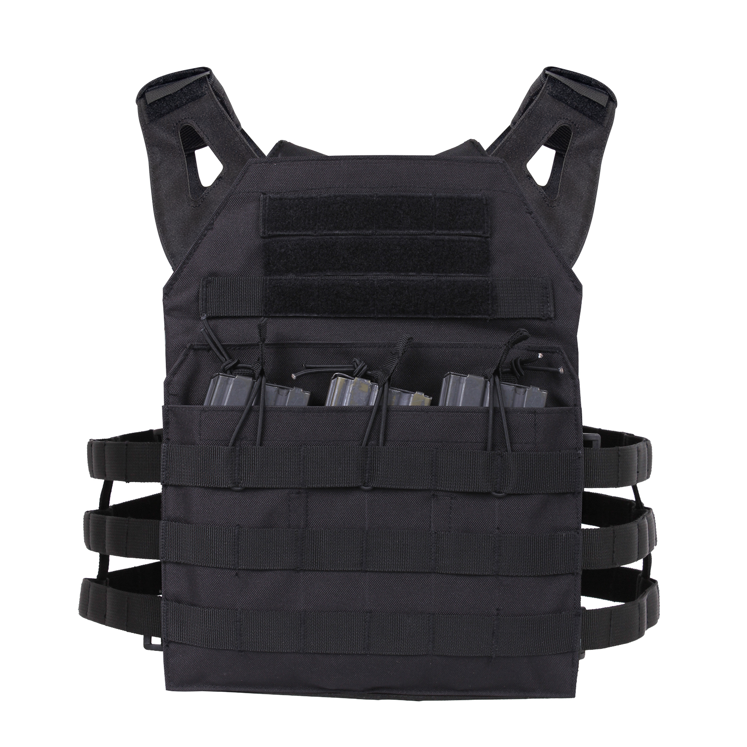 Rothco Lightweight Armor Plate Carrier Vest - Black, 2X-Large - 3X-Large