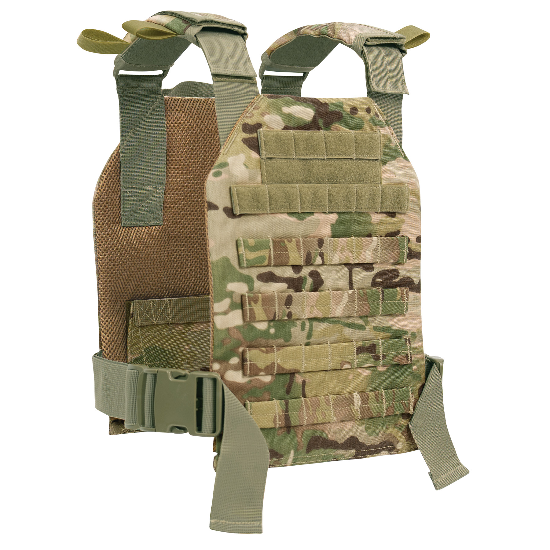 Rothco Low Profile Plate Carrier Vest - Multicam, 2X-Large - 3X-Large
