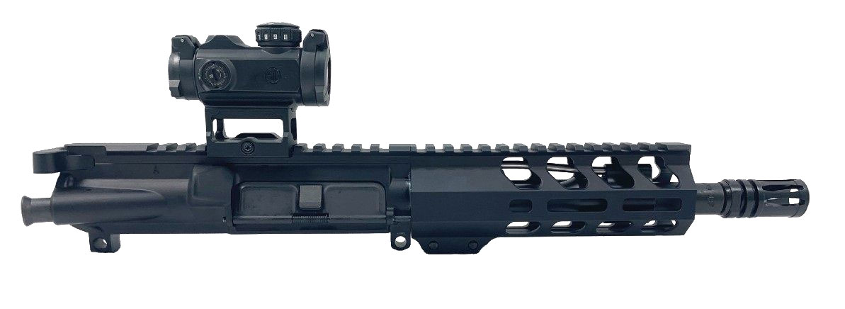 PSA 7.5" 5.56 NATO 1/7 Phosphate 6" Lightweight M-Lok Upper w/Romeo MSR, BCG, & CH - Palmetto State Armory