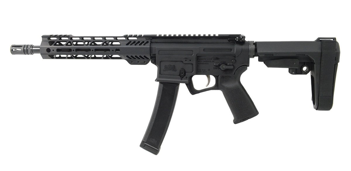 PSA AR-V 10.5" 9mm 1/10 Lightweight M-Lok MOE EPT SBA3 Pistol - Palmetto State Armory