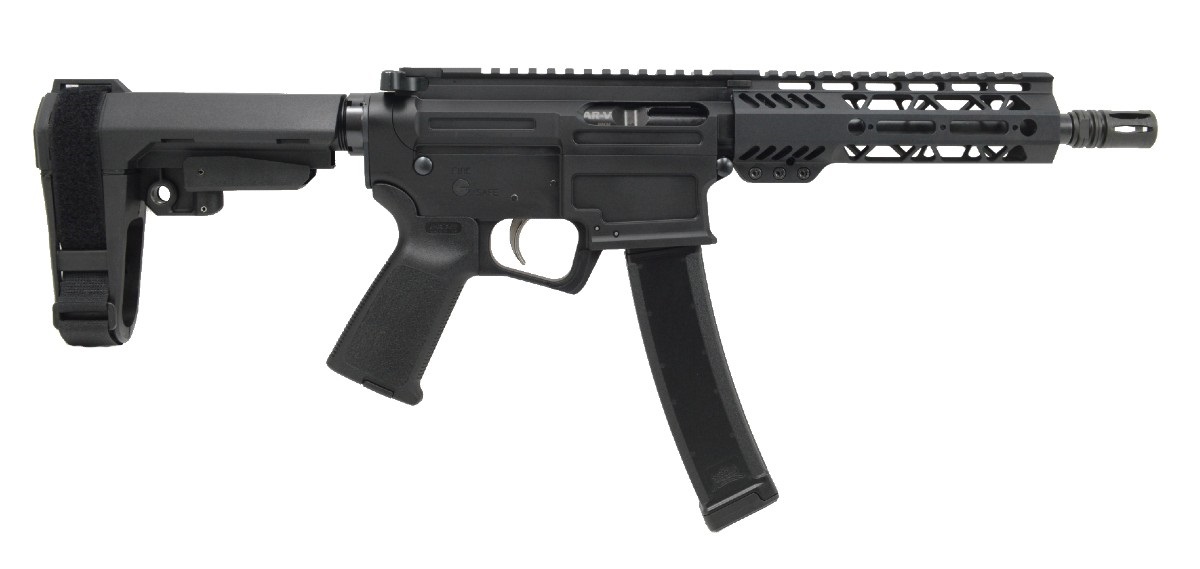 PSA AR-V 8" 9mm 1/10 Lightweight M-Lok MOE EPT SBA3 Pistol - Palmetto State Armory