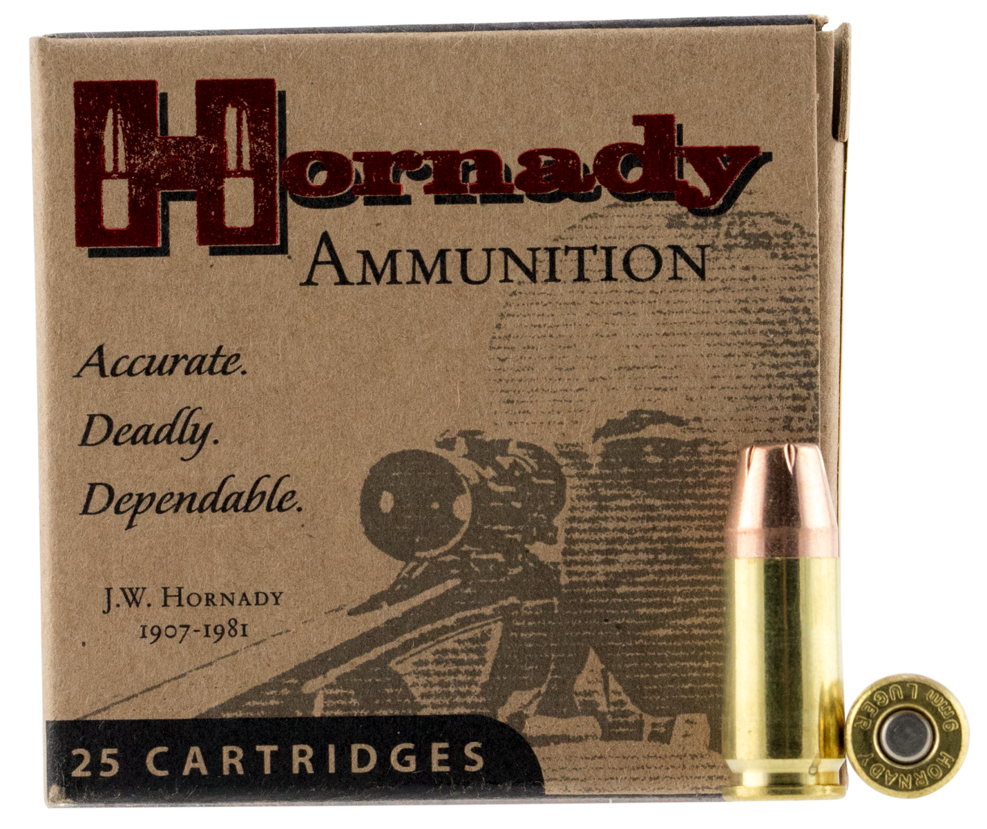 Hornady Custom 9mm 147gr XTP 25rds - 90282 - Hornady