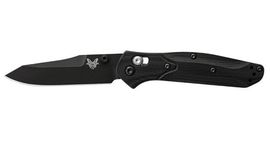 Benchmade Mini Osborne Reverse Tanto Folding Knife, Black - 945BK-1 - Benchmade