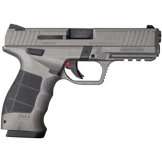SAR USA SAR9 9mm Pistol, Platinum 17rd 4.4" - SAR9PT - Sar Usa