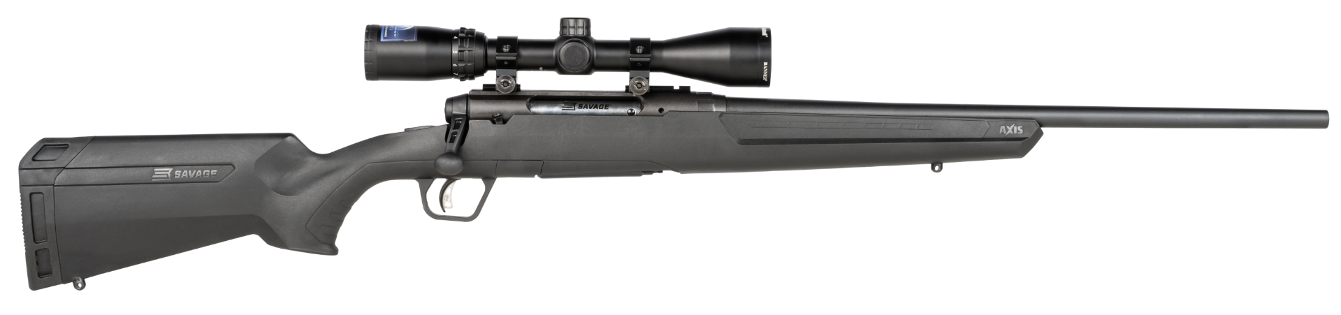 Savage Axis II XP Compact 6.5 Creedmoor 20" 4rd Rifle w/ Bushnell Rifle Scope, Black - 57477