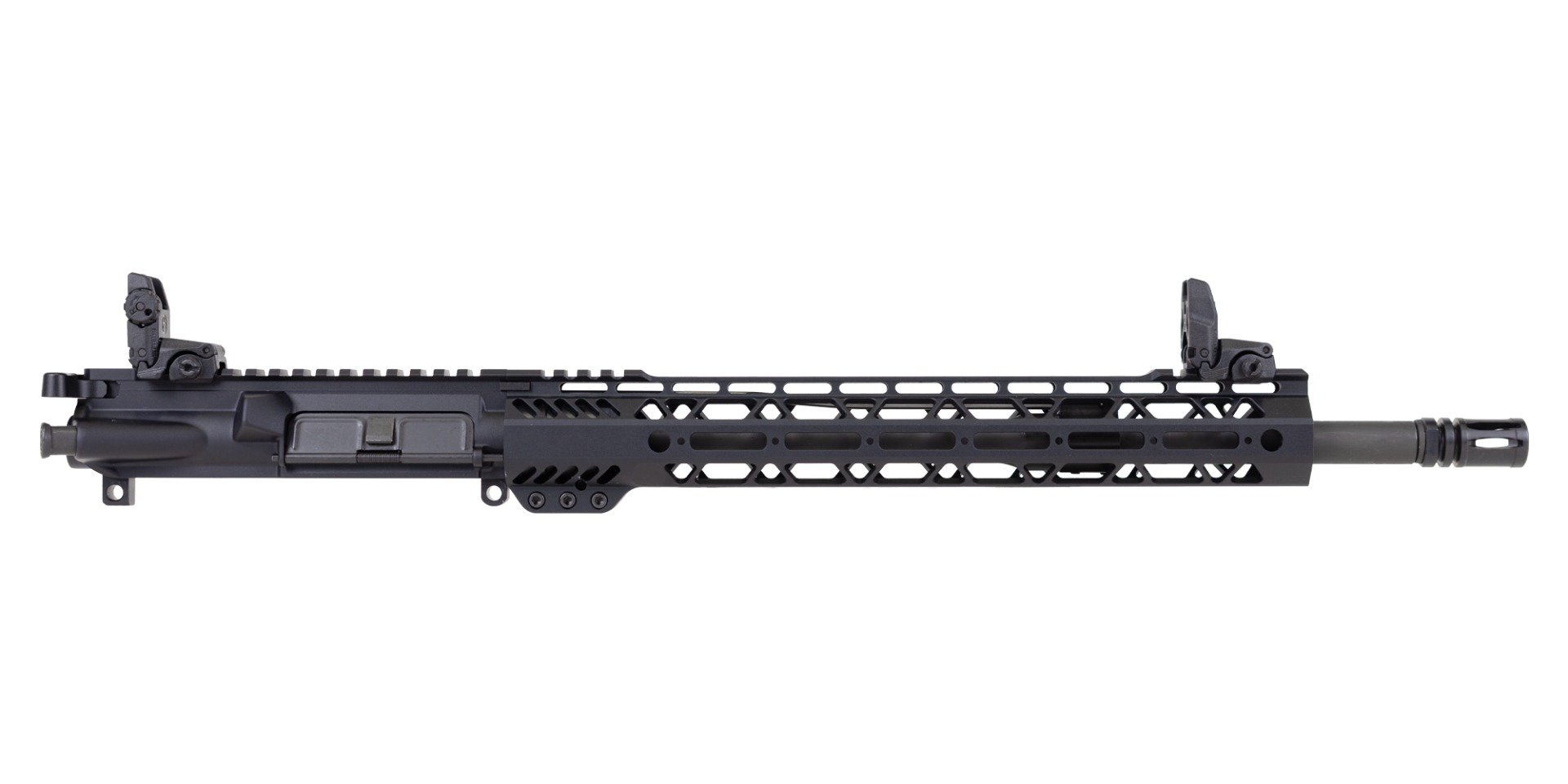 PSA 16" Mid-Length 5.56 NATO 1:7 Phosphate 13.5" LtWt M-Lok Upper - w/ BCG, CH, & MBUS Sight Set