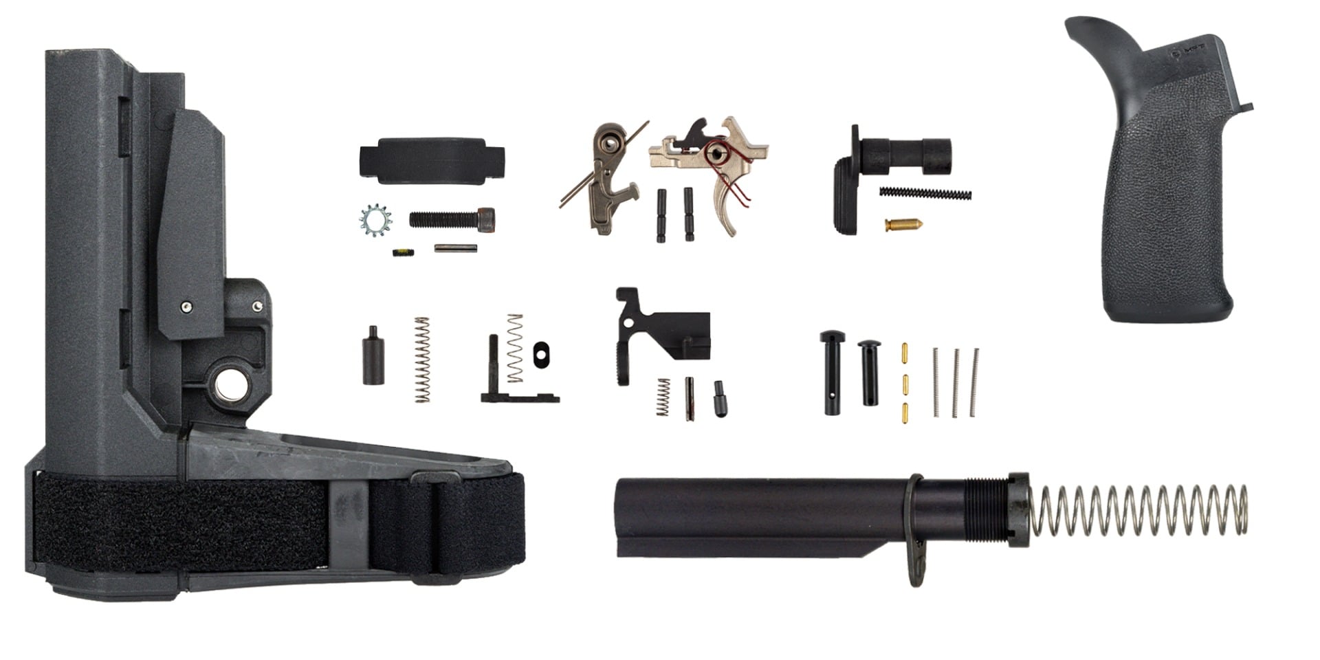 PSA MFT SBA3 Pistol Lower Build Kit, Black
