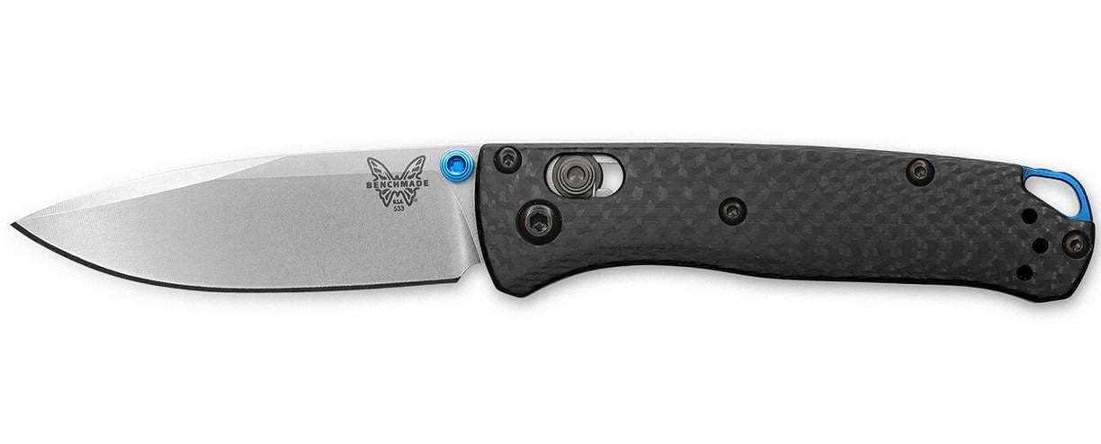 Benchmade Bugout Axis Drop Point Folding Knife, Black - 535-3 - Benchmade