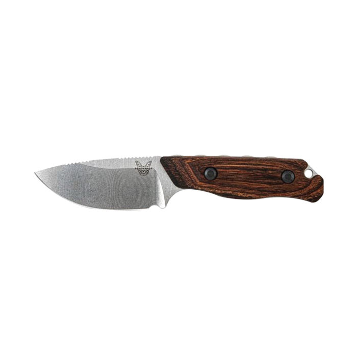 Benchmade Hidden Canyon Hunter Fixed Blade Knife, 2.79", Wood - 15017 - Benchmade