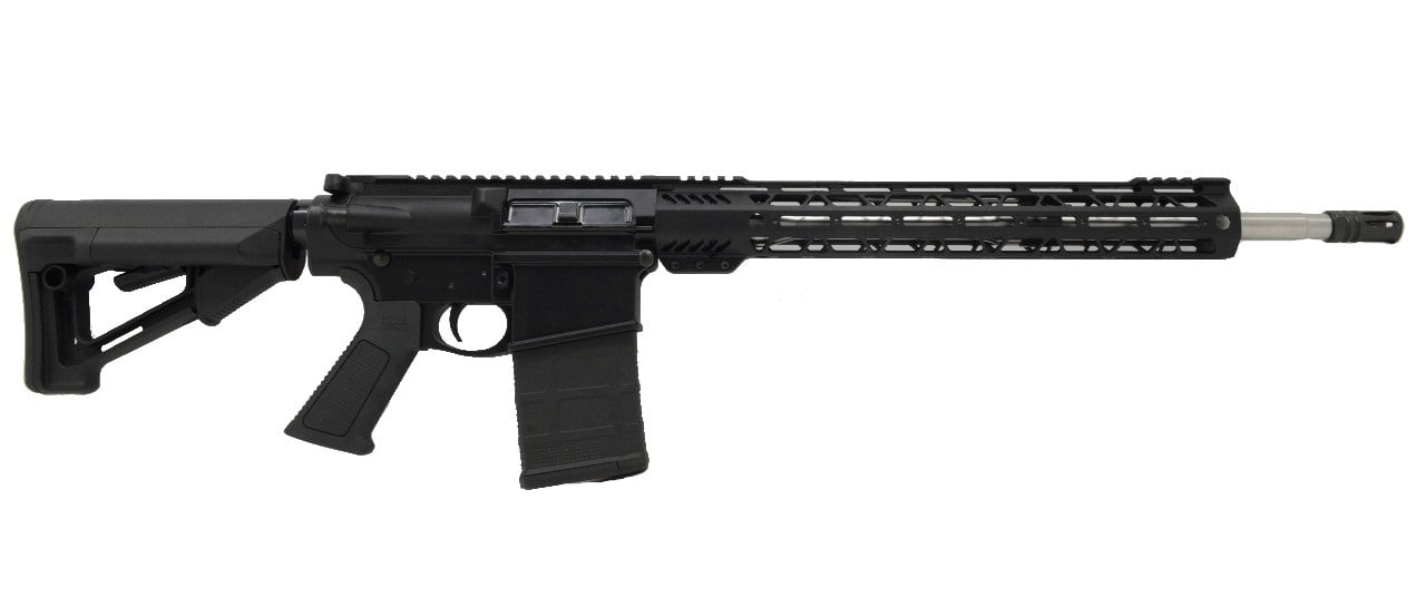 PSA Gen3 PA10 18" Mid-Length .308 WIN 1/10 Stainless Steel 15" Lightweight M-Lok STR SSA-E Rifle - Palmetto State Armory