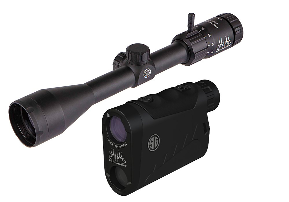 SIG Sauer Buckmasters Combo 3-12x44 Rifle Scope & 1500 LRF - SOK15BM03